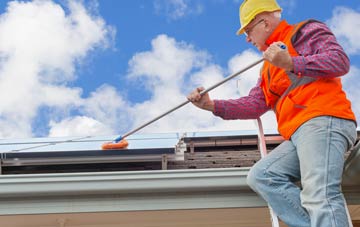 Alton Priors soft wash roof cleaning